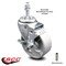 Service Caster 4 Inch Semi Steel Wheel Swivel 10mm Threaded Stem Caster with Brake SCC SCC-TS20S414-SSS-TLB-M1015 - alternate 4